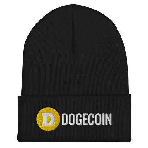 Dogecoin Cuffed Beanie