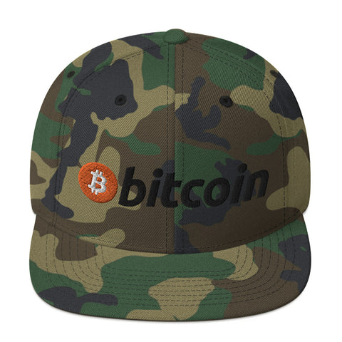 Classic Bitcoin Snapback Hat - MyCryptoon