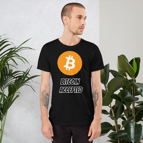 Bitcoin Accepted T-Shirt - MyCryptoon