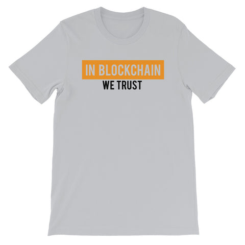 In Blockchain We Trust T-Shirt - MyCryptoon