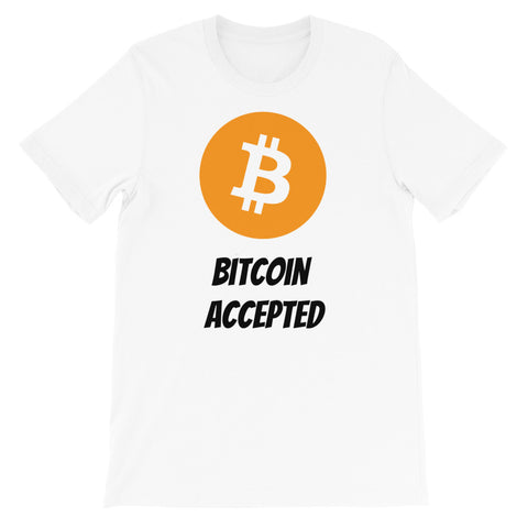 Bitcoin Accepted T-Shirt - MyCryptoon