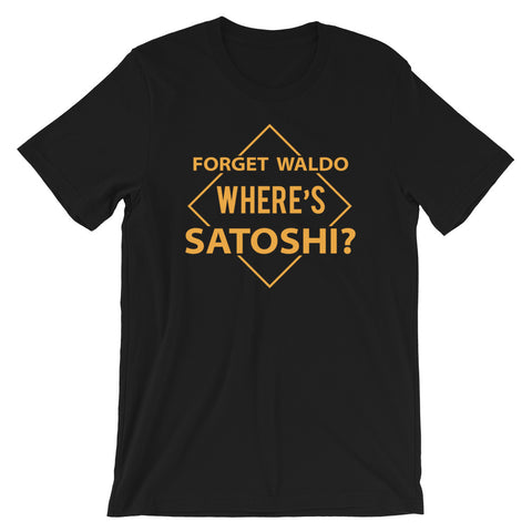 Where's Satoshi T-Shirt - MyCryptoon