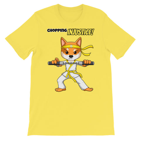 Dogemaster Chopping Injustice T-shirt - MyCryptoon