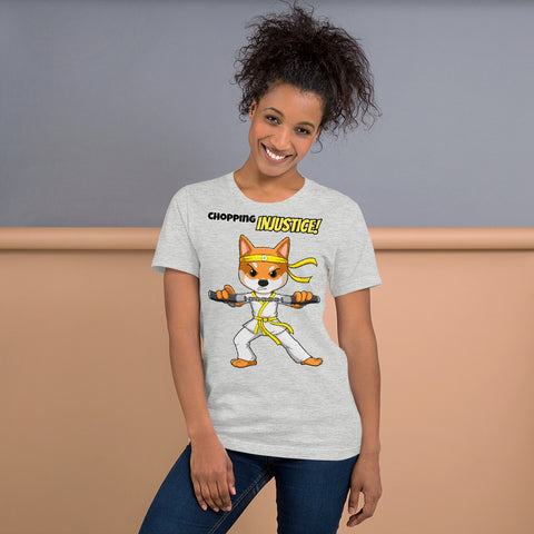 Dogemaster Chopping Injustice T-shirt - MyCryptoon