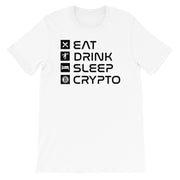 Eat Drink Sleep Crypto T-Shirt - MyCryptoon