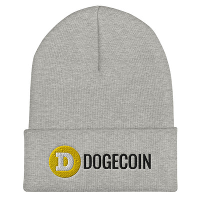 Dogecoin Cuffed Beanie - MyCryptoon