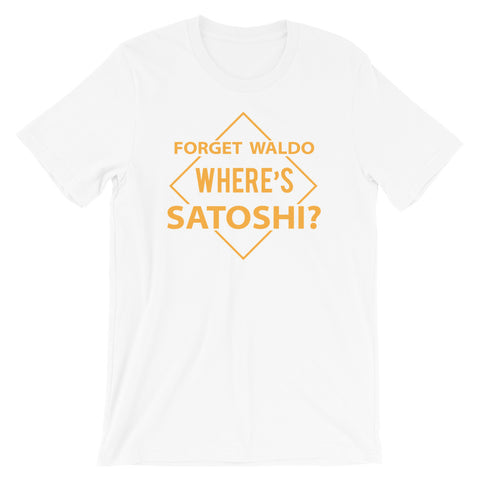 Where's Satoshi T-Shirt - MyCryptoon