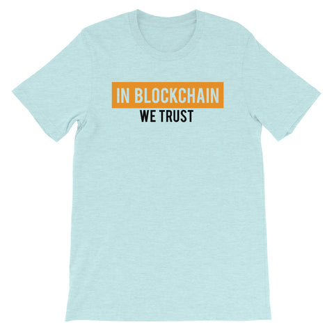 In Blockchain We Trust T-Shirt - MyCryptoon