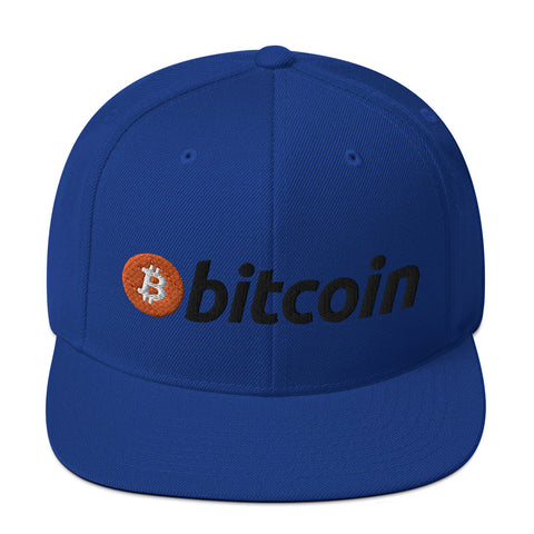 Classic Bitcoin Snapback Hat - MyCryptoon