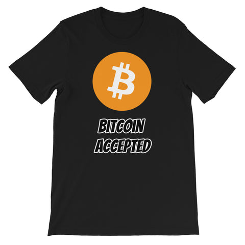 Bitcoin Accepted T-Shirt - MyCryptoon