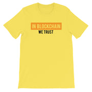 In Blockchain We Trust T-Shirt - MyCryptoon