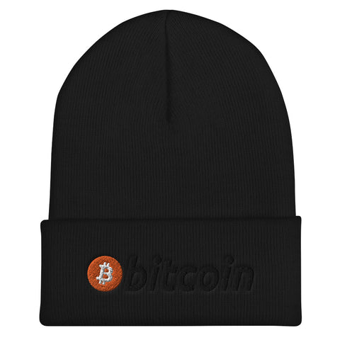 Bitcoin Cuffed Beanie - MyCryptoon