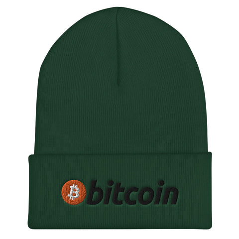 Bitcoin Cuffed Beanie - MyCryptoon