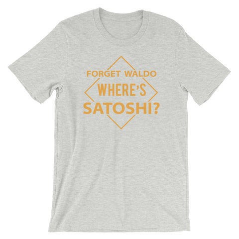 Where's Satoshi T-Shirt - MyCryptoon