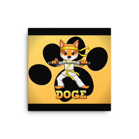 Dogemaster paw power Canvas - MyCryptoon