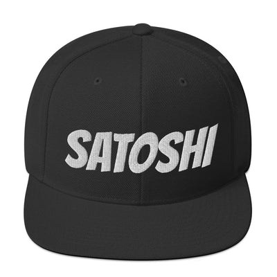 SATOSHI Snapback Hat - MyCryptoon