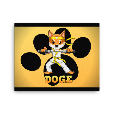 Dogemaster paw power Canvas - MyCryptoon