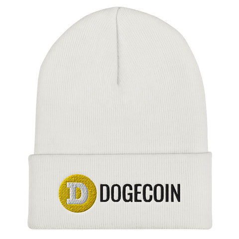 Dogecoin Cuffed Beanie - MyCryptoon