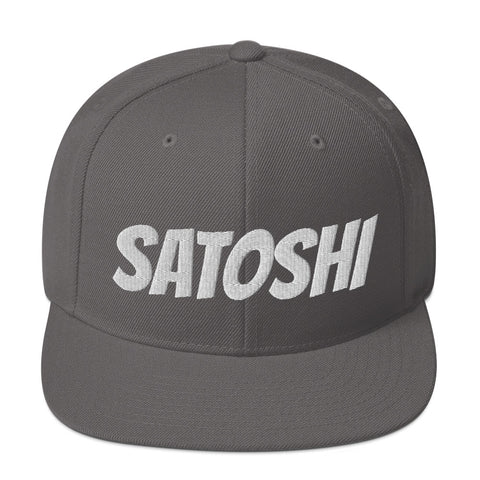 SATOSHI Snapback Hat - MyCryptoon