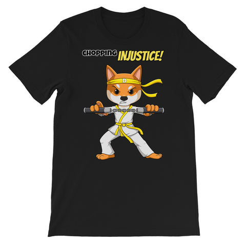 Dogemaster Chopping Injustice T-shirt - MyCryptoon